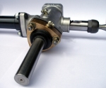 C Type Jaguar steering rack detail