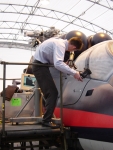 Scanning a helicopter
