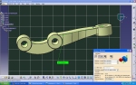 Jaguar C Type steering arm