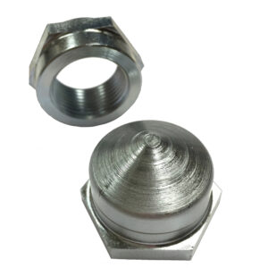 Oil Pressure Relief Valve Cap, Locknut and Washers (New)